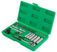 На фото Набор инструментов Intertool 36 шт 1/4" (ET-6036SP)