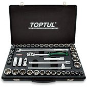 На фото Набор инструмента Toptul 1/2" дюйм + метр. 46ед. (GCAD4601)