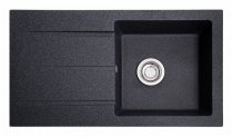 На фото Кухонная мойка Galati Quadro Grafit (201) (8681)